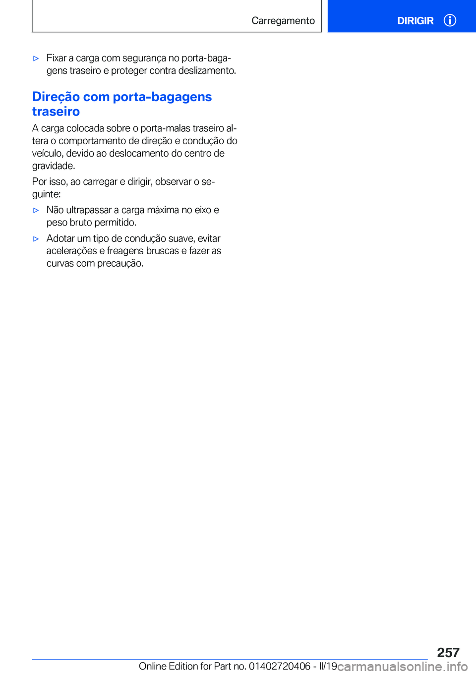 BMW X2 2019  Manual do condutor (in Portuguese) x�F�i�x�a�r��a��c�a�r�g�a��c�o�m��s�e�g�u�r�a�n�