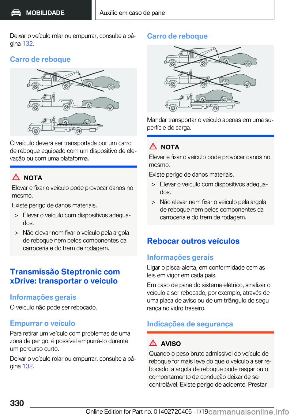 BMW X2 2019  Manual do condutor (in Portuguese) �D�e�i�x�a�r��o��v�e�