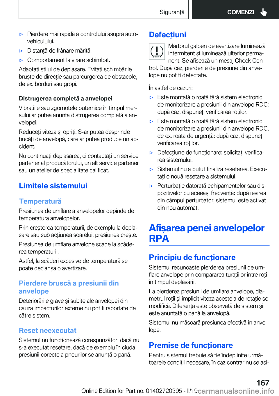 BMW X2 2019  Ghiduri De Utilizare (in Romanian) 'x�P�i�e�r�d�e�r�e��m�a�i��r�a�p�i�d�