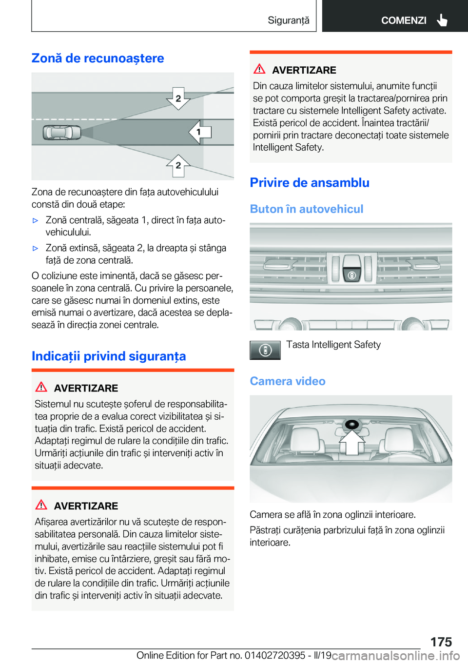 BMW X2 2019  Ghiduri De Utilizare (in Romanian) �Z�o�n�
