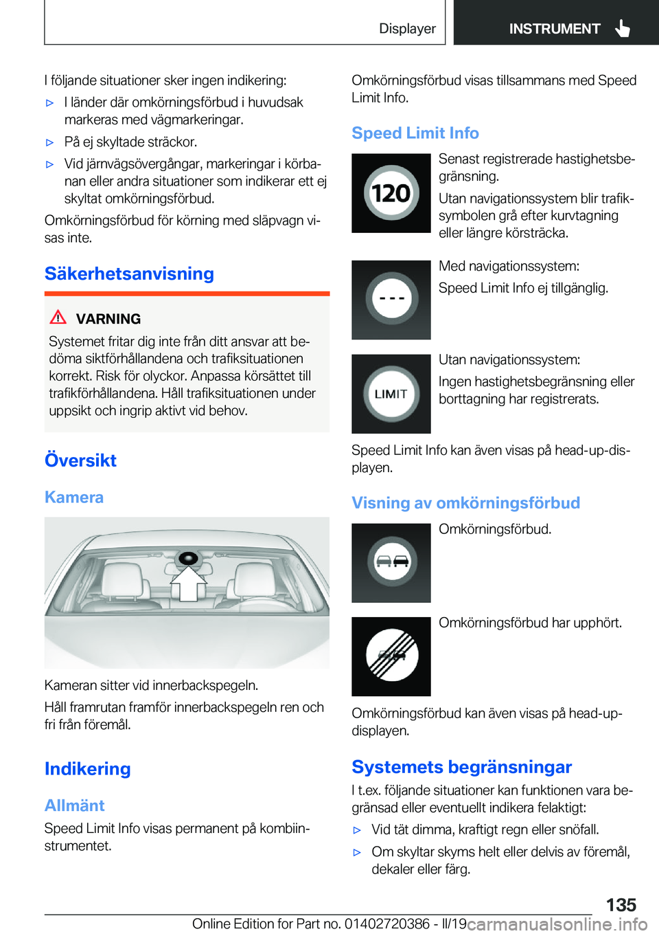 BMW X2 2019  InstruktionsbÖcker (in Swedish) �I��f�