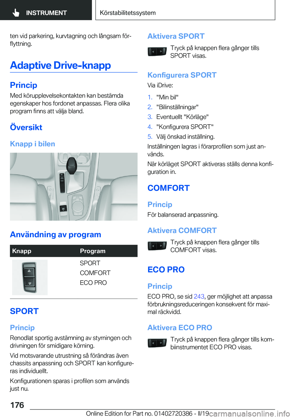 BMW X2 2019  InstruktionsbÖcker (in Swedish) �t�e�n��v�i�d��p�a�r�k�e�r�i�n�g�,��k�u�r�v�t�a�g�n�i�n�g��o�c�h��l�å�n�g�s�a�m��f�