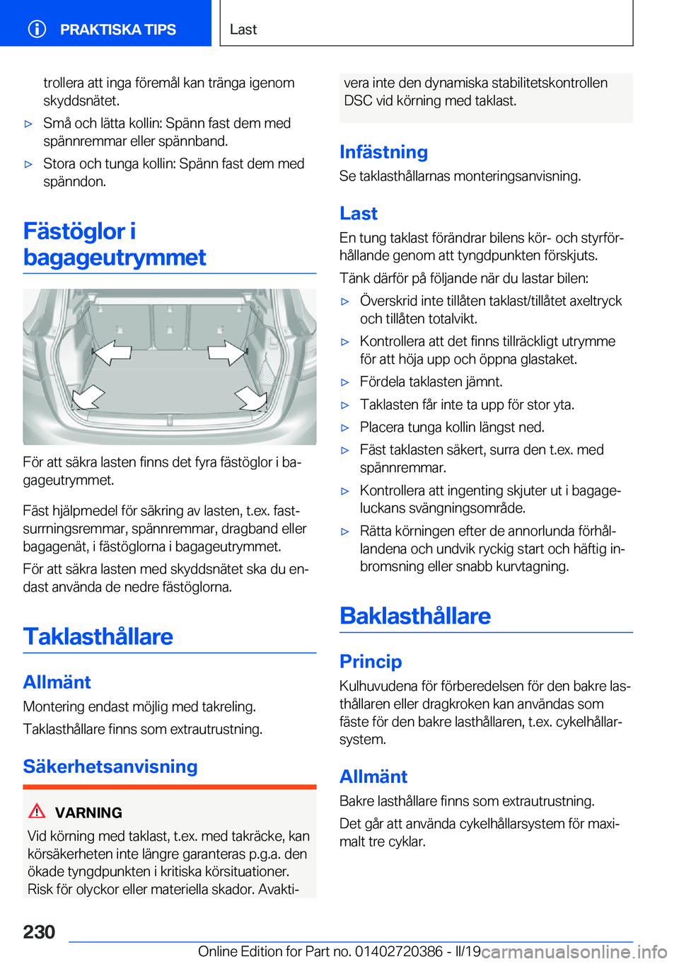 BMW X2 2019  InstruktionsbÖcker (in Swedish) �t�r�o�l�l�e�r�a��a�t�t��i�n�g�a��f�