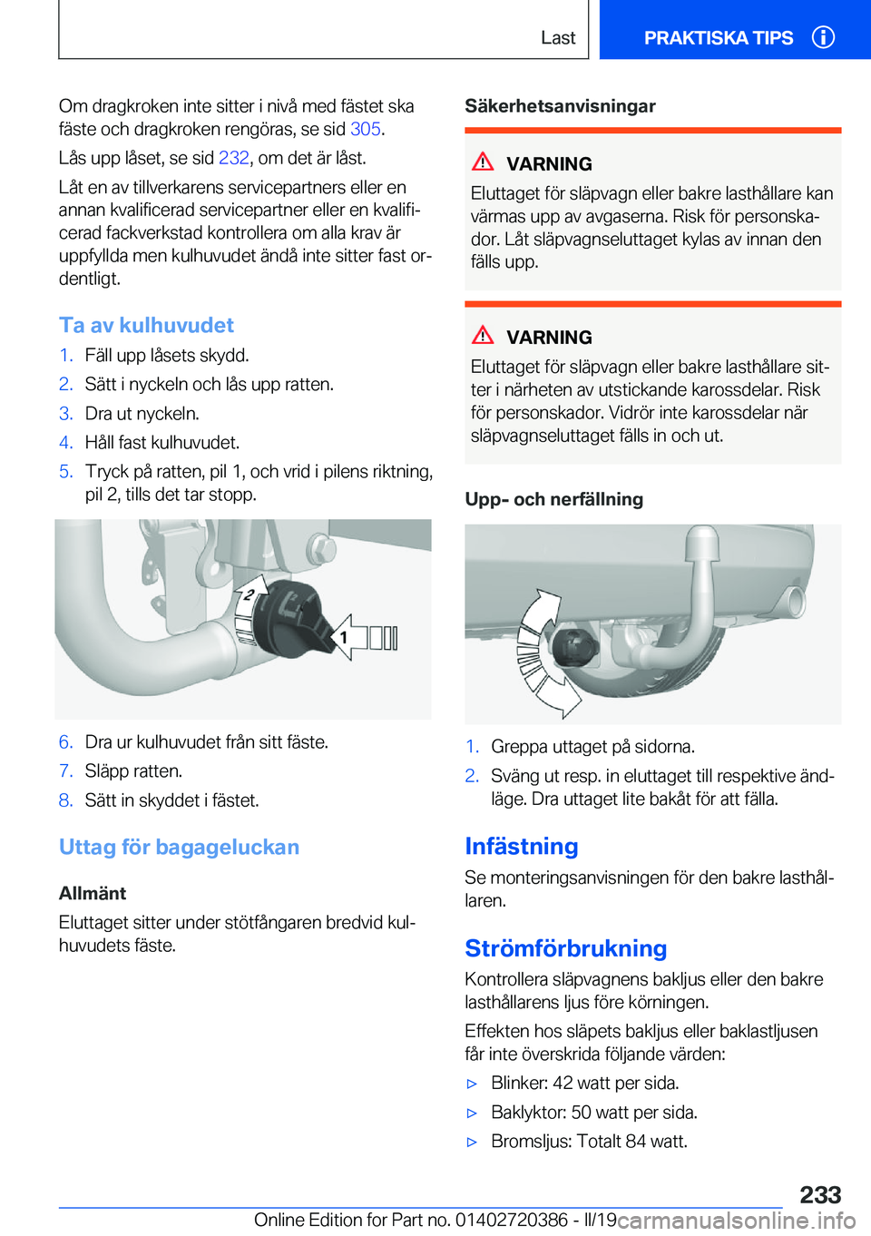 BMW X2 2019  InstruktionsbÖcker (in Swedish) �O�m��d�r�a�g�k�r�o�k�e�n��i�n�t�e��s�i�t�t�e�r��i��n�i�v�å��m�e�d��f�ä�s�t�e�t��s�k�a
�f�ä�s�t�e��o�c�h��d�r�a�g�k�r�o�k�e�n��r�e�n�g�