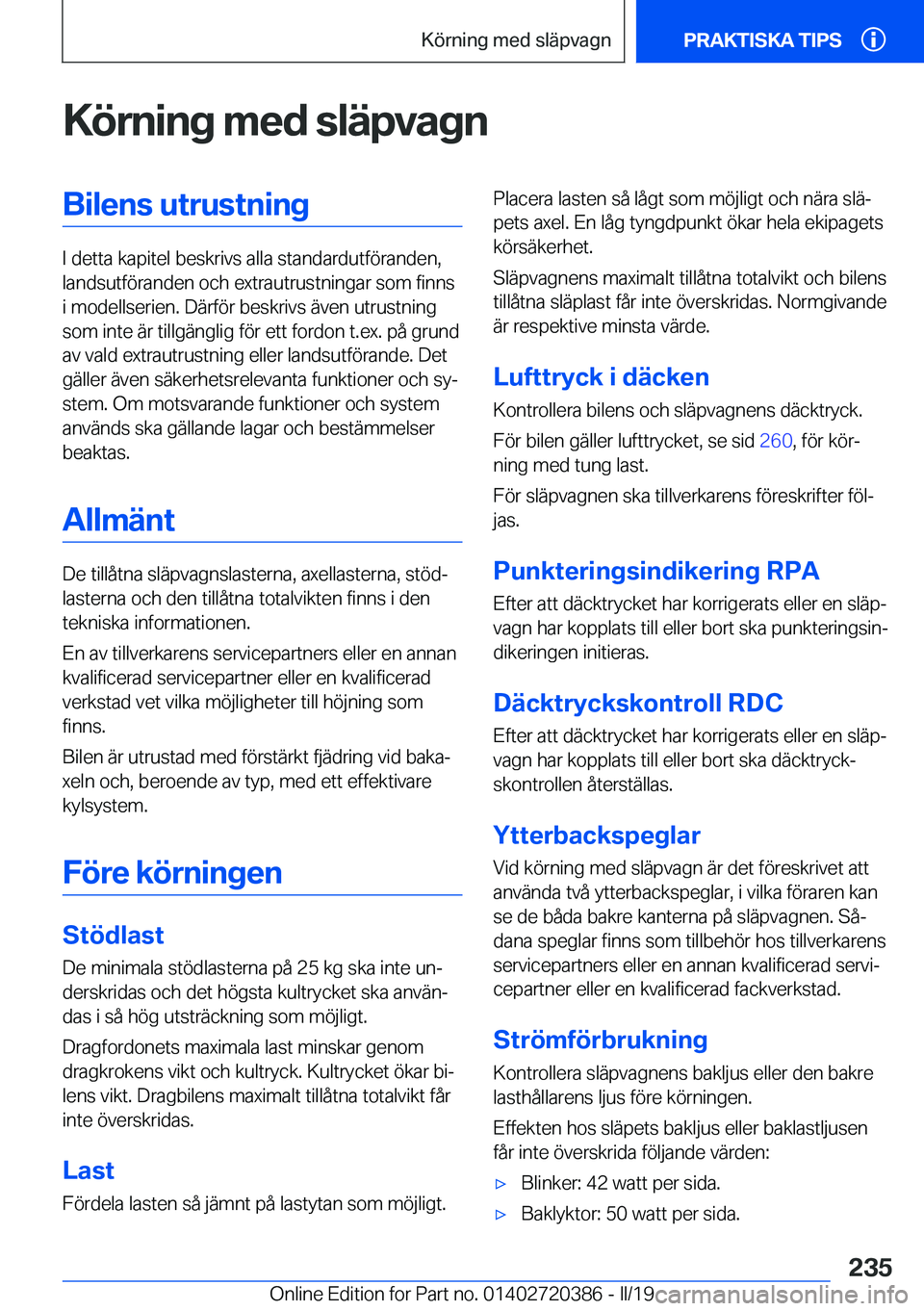 BMW X2 2019  InstruktionsbÖcker (in Swedish) �K�