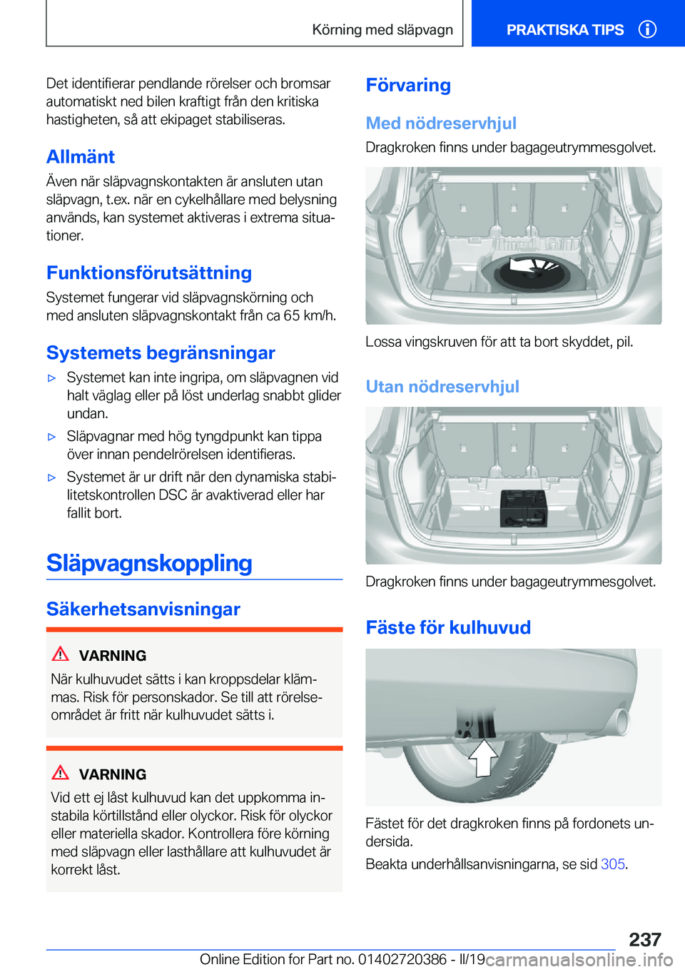 BMW X2 2019  InstruktionsbÖcker (in Swedish) �D�e�t��i�d�e�n�t�i�f�i�e�r�a�r��p�e�n�d�l�a�n�d�e��r�