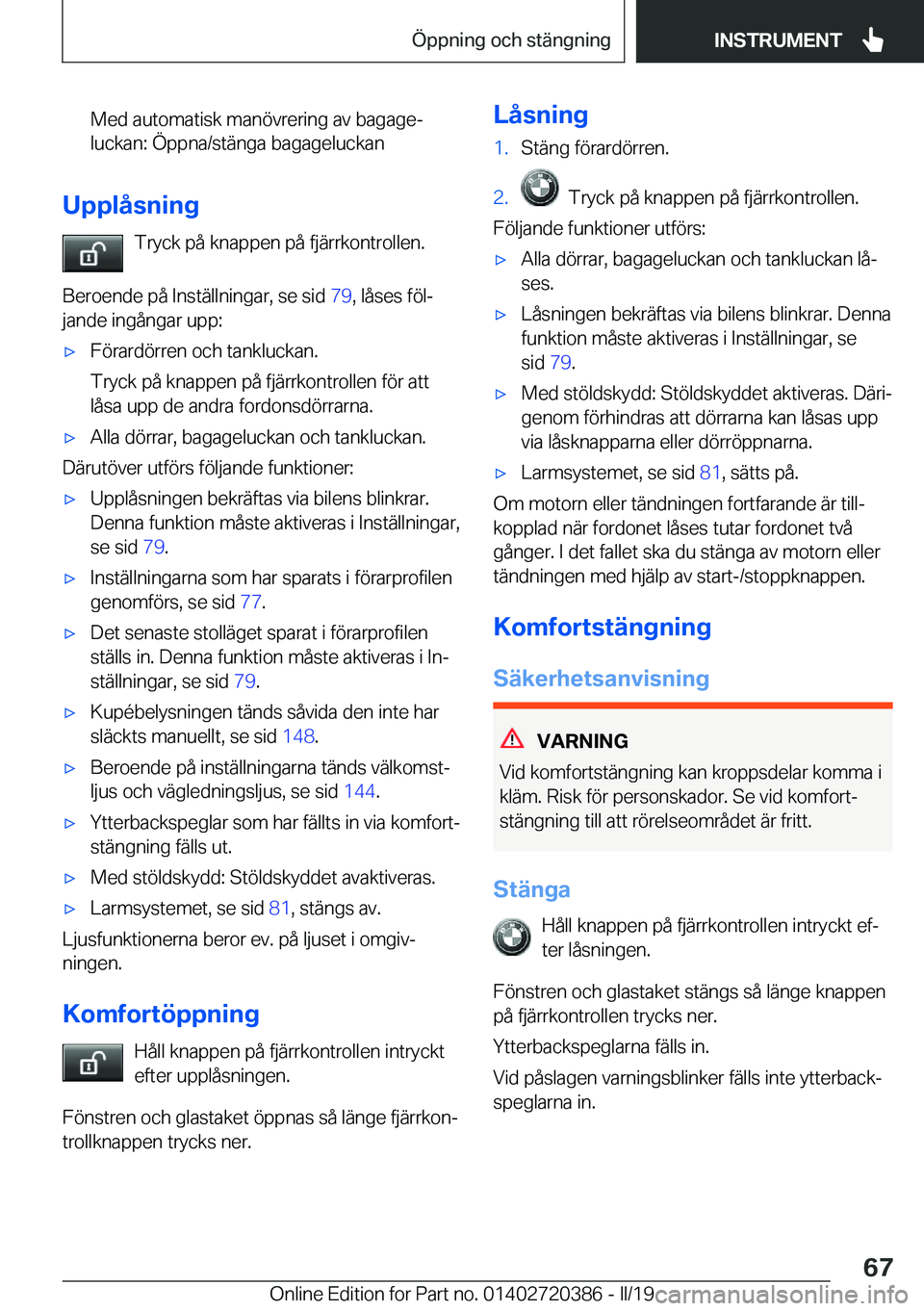 BMW X2 2019  InstruktionsbÖcker (in Swedish) �M�e�d��a�u�t�o�m�a�t�i�s�k��m�a�n�