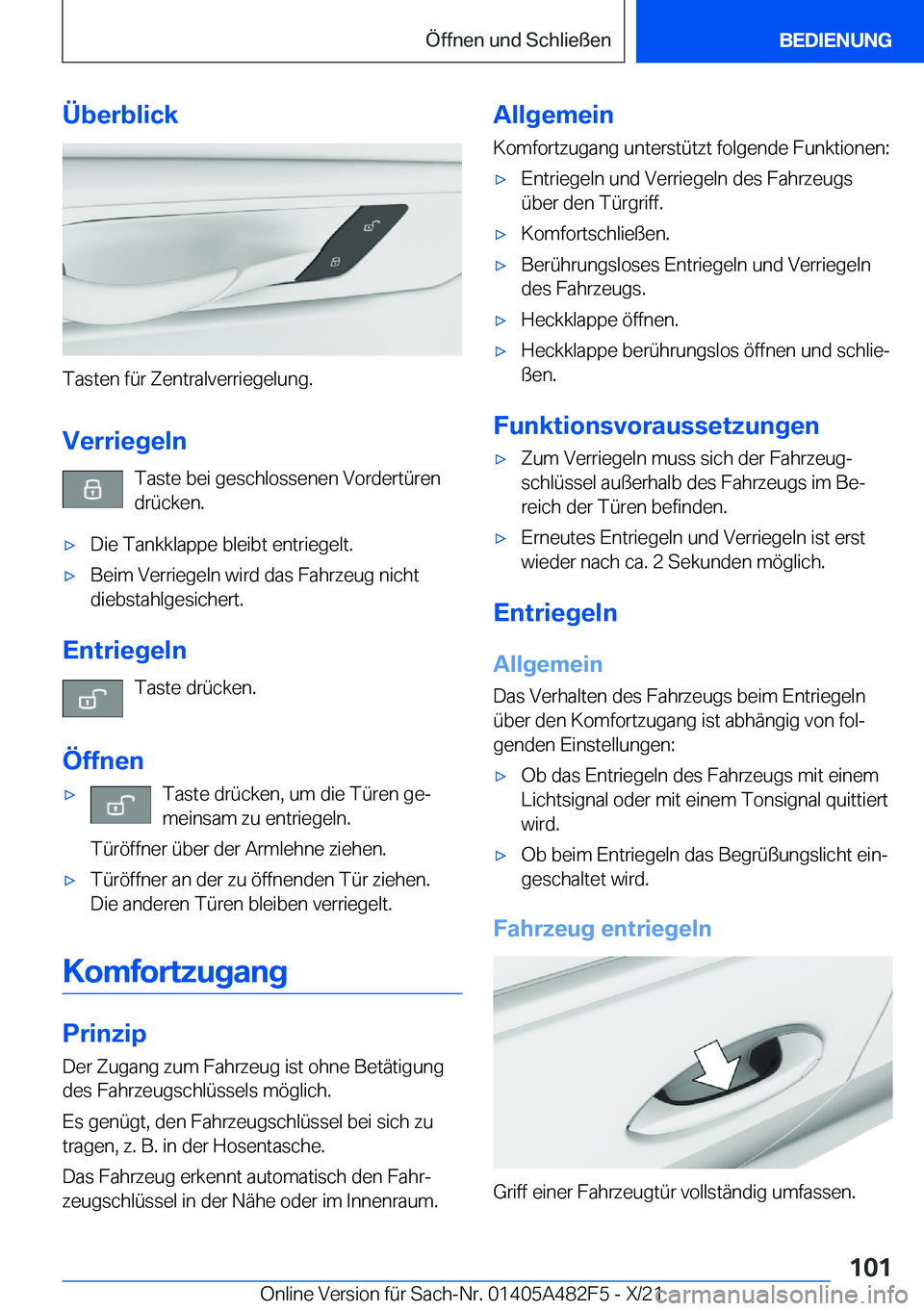 BMW X3 2022  Betriebsanleitungen (in German) �