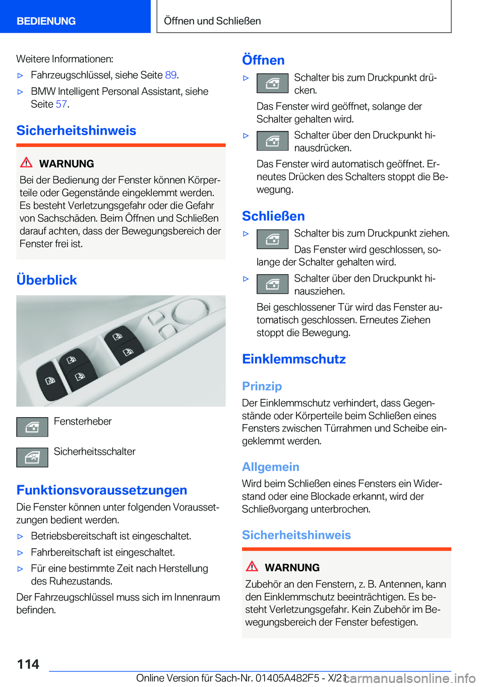 BMW X3 2022  Betriebsanleitungen (in German) �W�e�i�t�e�r�e��I�n�f�o�r�m�a�t�i�o�n�e�n�:x�F�a�h�r�z�e�u�g�s�c�h�l�
