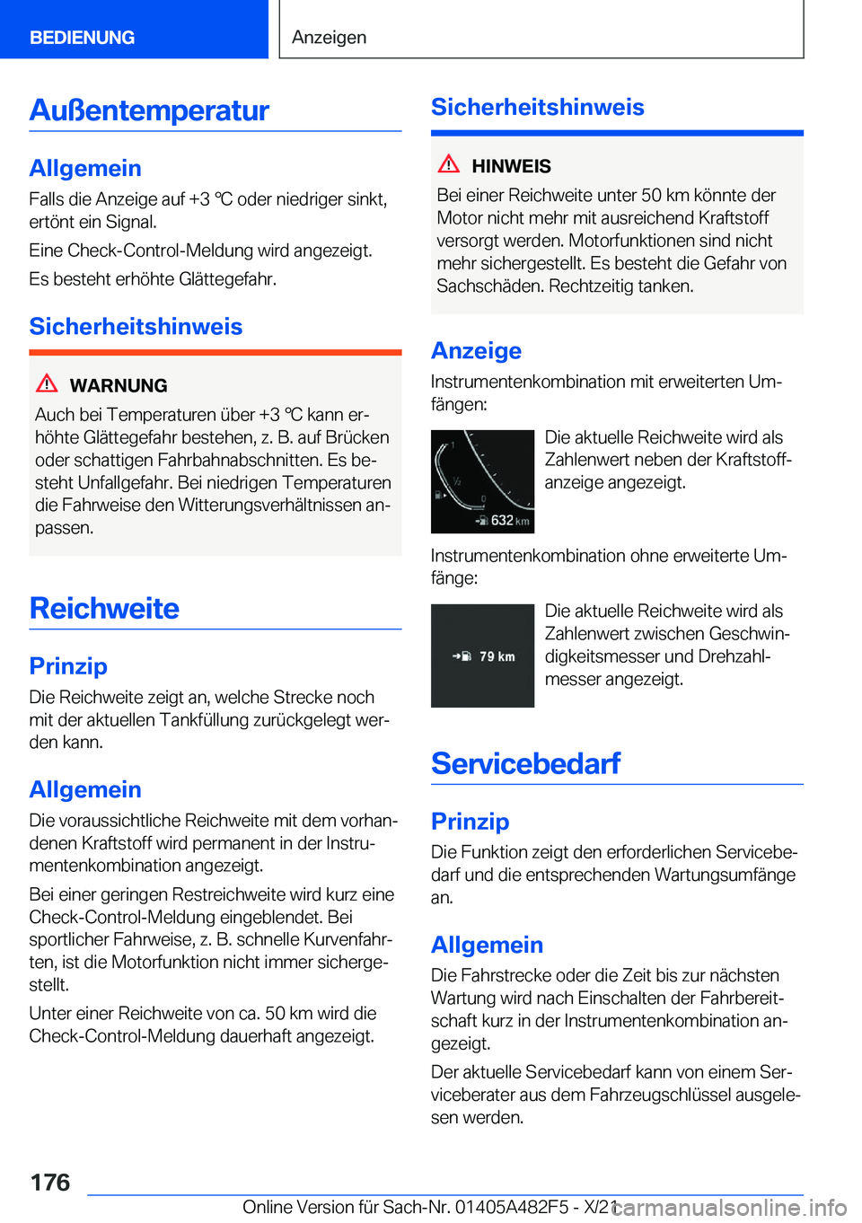 BMW X3 2022  Betriebsanleitungen (in German) �A�u�