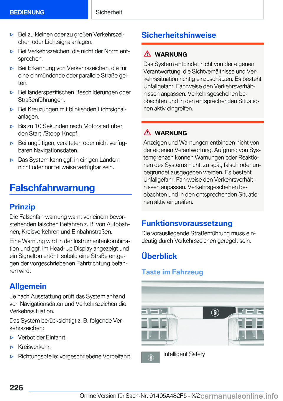 BMW X3 2022  Betriebsanleitungen (in German) x�B�e�i��z�u��k�l�e�i�n�e�n��o�d�e�r��z�u��g�r�o�