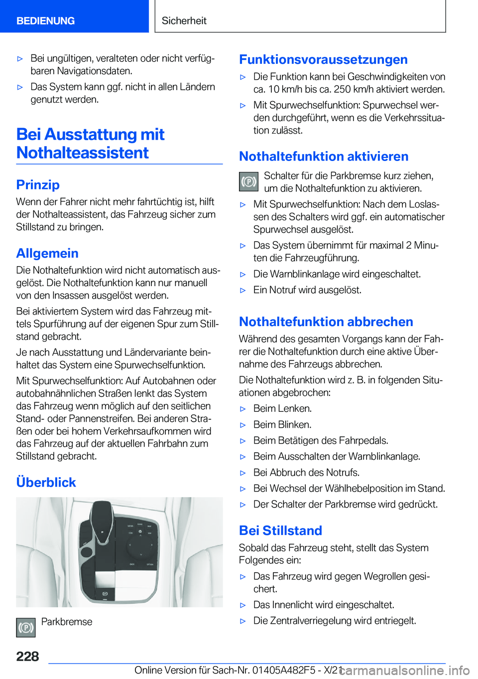 BMW X3 2022  Betriebsanleitungen (in German) x�B�e�i��u�n�g�
