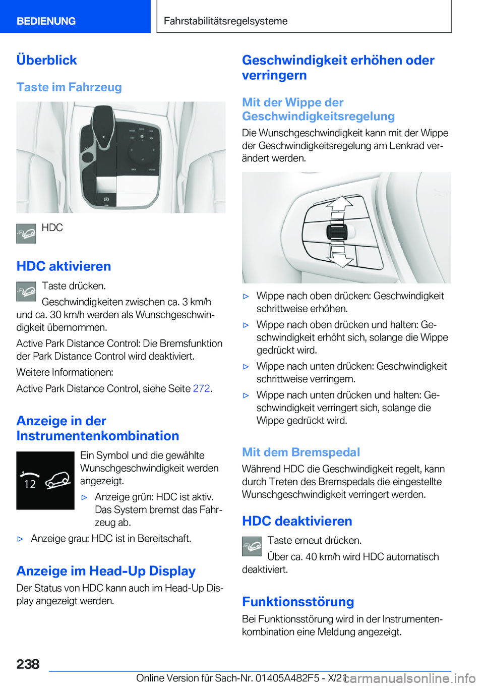 BMW X3 2022  Betriebsanleitungen (in German) �