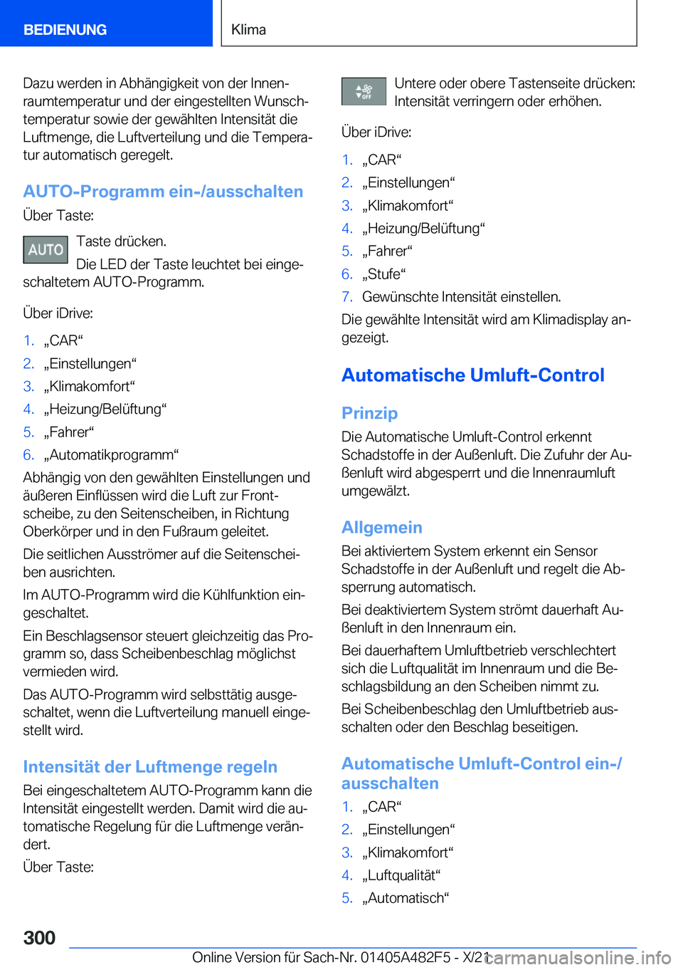 BMW X3 2022  Betriebsanleitungen (in German) �D�a�z�u��w�e�r�d�e�n��i�n��A�b�h�