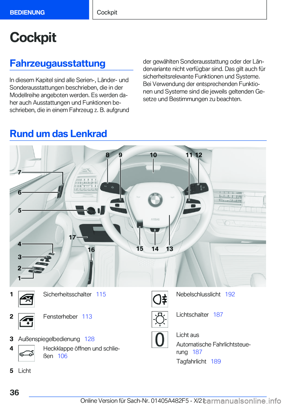 BMW X3 2022  Betriebsanleitungen (in German) �C�o�c�k�p�i�t�F�a�h�r�z�e�u�g�a�u�s�s�t�a�t�t�u�n�g
�I�n��d�i�e�s�e�m��K�a�p�i�t�e�l��s�i�n�d��a�l�l�e��S�e�r�i�e�n�-�,��L�