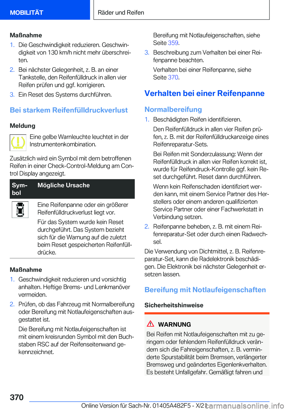 BMW X3 2022  Betriebsanleitungen (in German) �M�a�