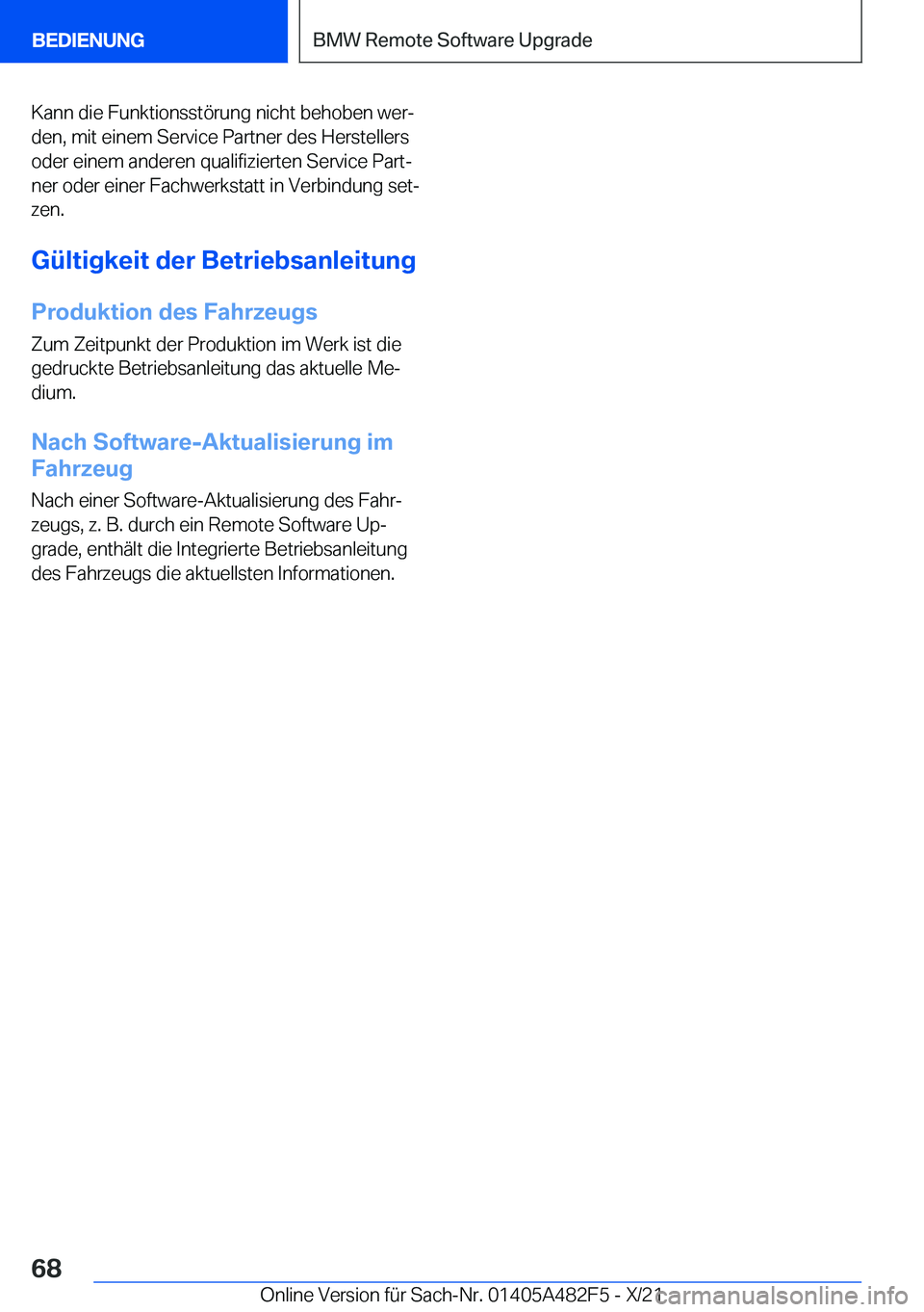 BMW X3 2022  Betriebsanleitungen (in German) �K�a�n�n��d�i�e��F�u�n�k�t�i�o�n�s�s�t�