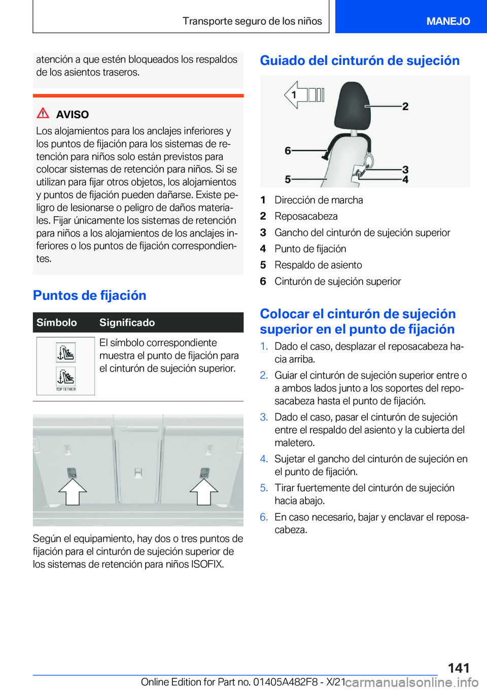 BMW X3 2022  Manuales de Empleo (in Spanish) �a�t�e�n�c�i�
