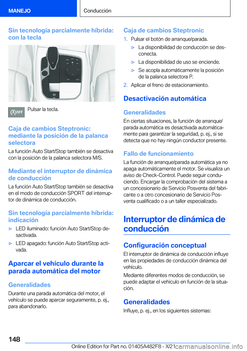 BMW X3 2022  Manuales de Empleo (in Spanish) �S�i�n��t�e�c�n�o�l�o�g�