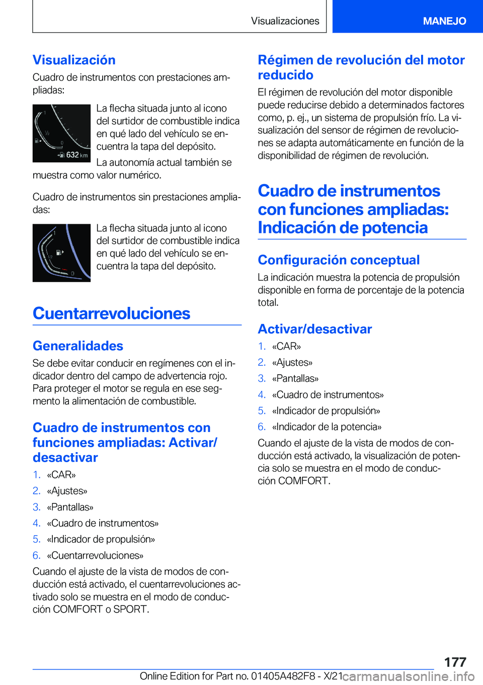 BMW X3 2022  Manuales de Empleo (in Spanish) �V�i�s�u�a�l�i�z�a�c�i�