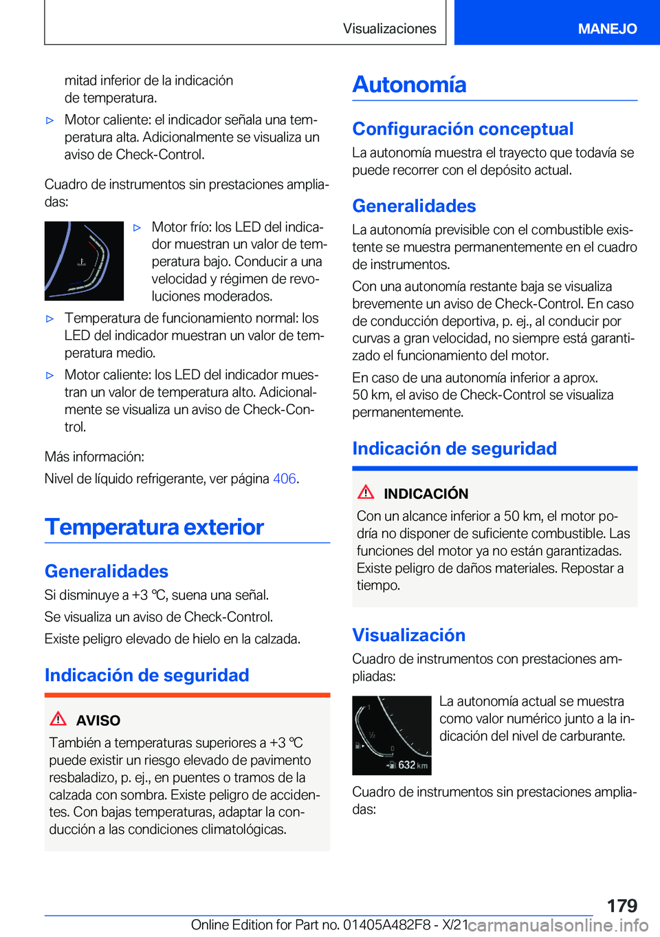 BMW X3 2022  Manuales de Empleo (in Spanish) �m�i�t�a�d��i�n�f�e�r�i�o�r��d�e��l�a��i�n�d�i�c�a�c�i�