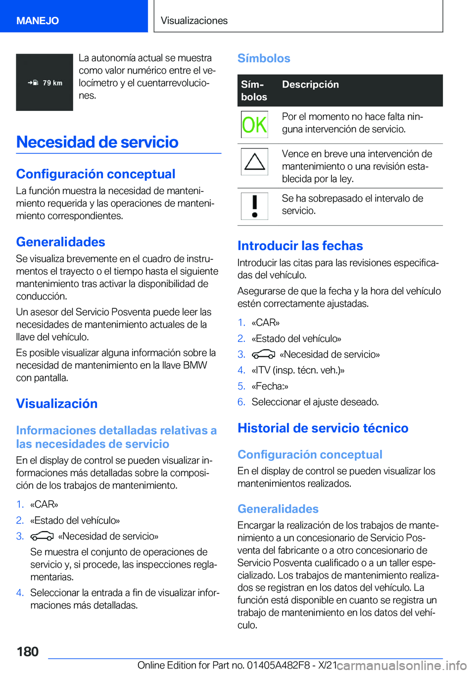 BMW X3 2022  Manuales de Empleo (in Spanish) �L�a��a�u�t�o�n�o�m�