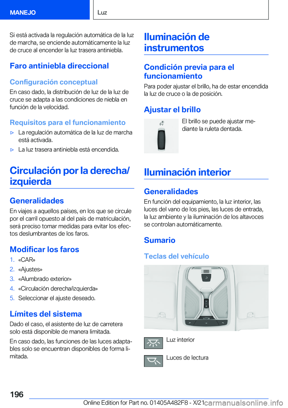 BMW X3 2022  Manuales de Empleo (in Spanish) �S�i��e�s�t�