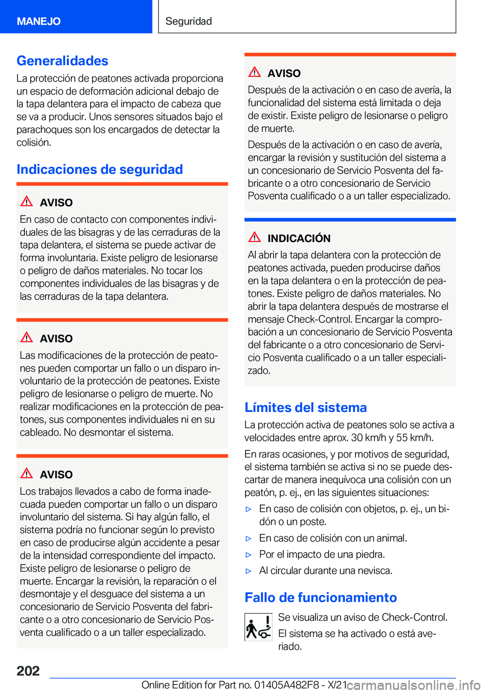 BMW X3 2022  Manuales de Empleo (in Spanish) �G�e�n�e�r�a�l�i�d�a�d�e�s
�L�a��p�r�o�t�e�c�c�i�