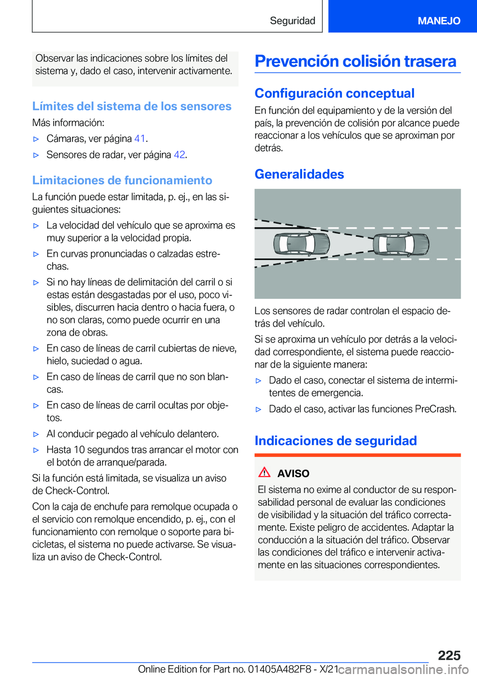 BMW X3 2022  Manuales de Empleo (in Spanish) �O�b�s�e�r�v�a�r��l�a�s��i�n�d�i�c�a�c�i�o�n�e�s��s�o�b�r�e��l�o�s��l�