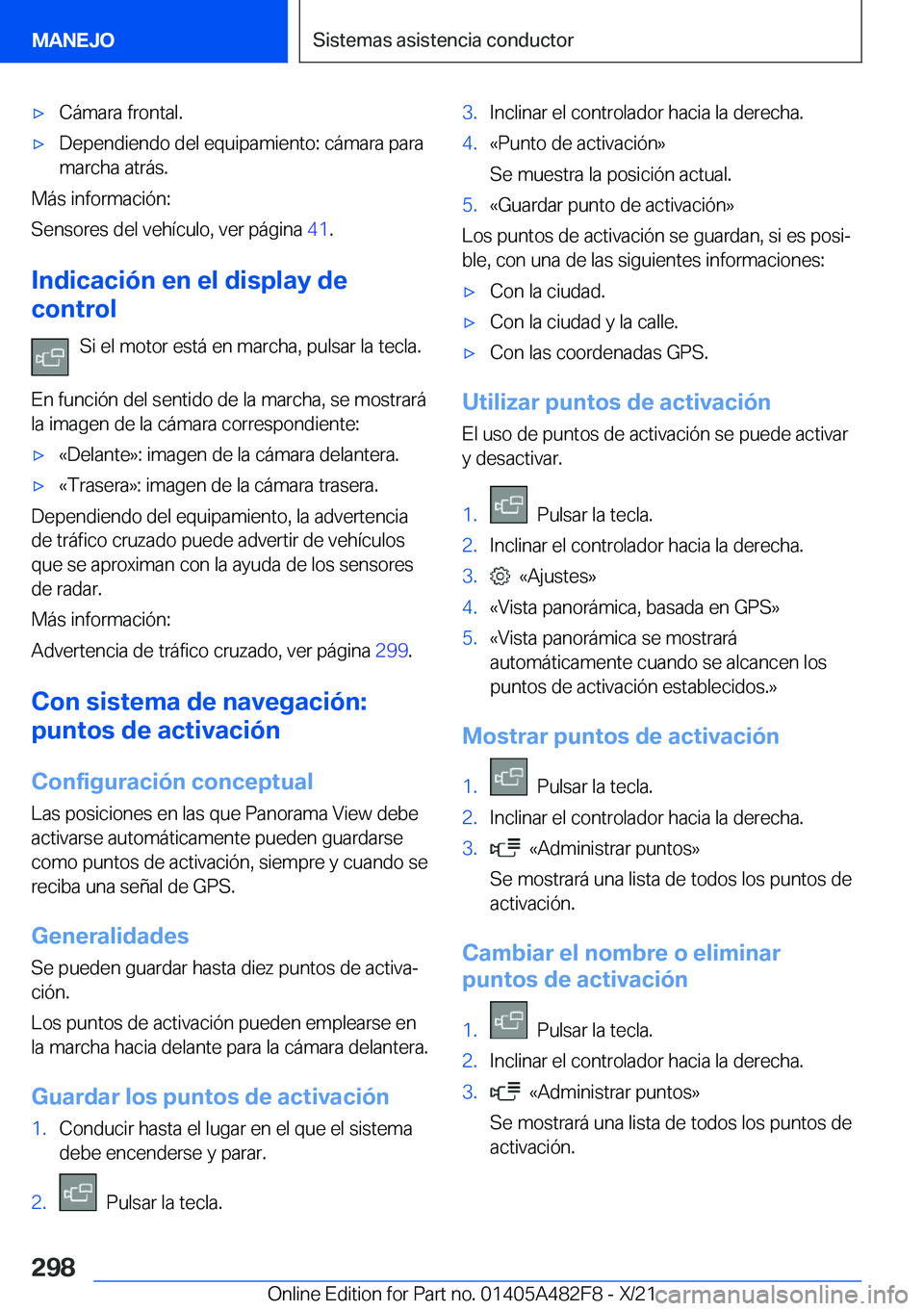 BMW X3 2022  Manuales de Empleo (in Spanish) x�C�