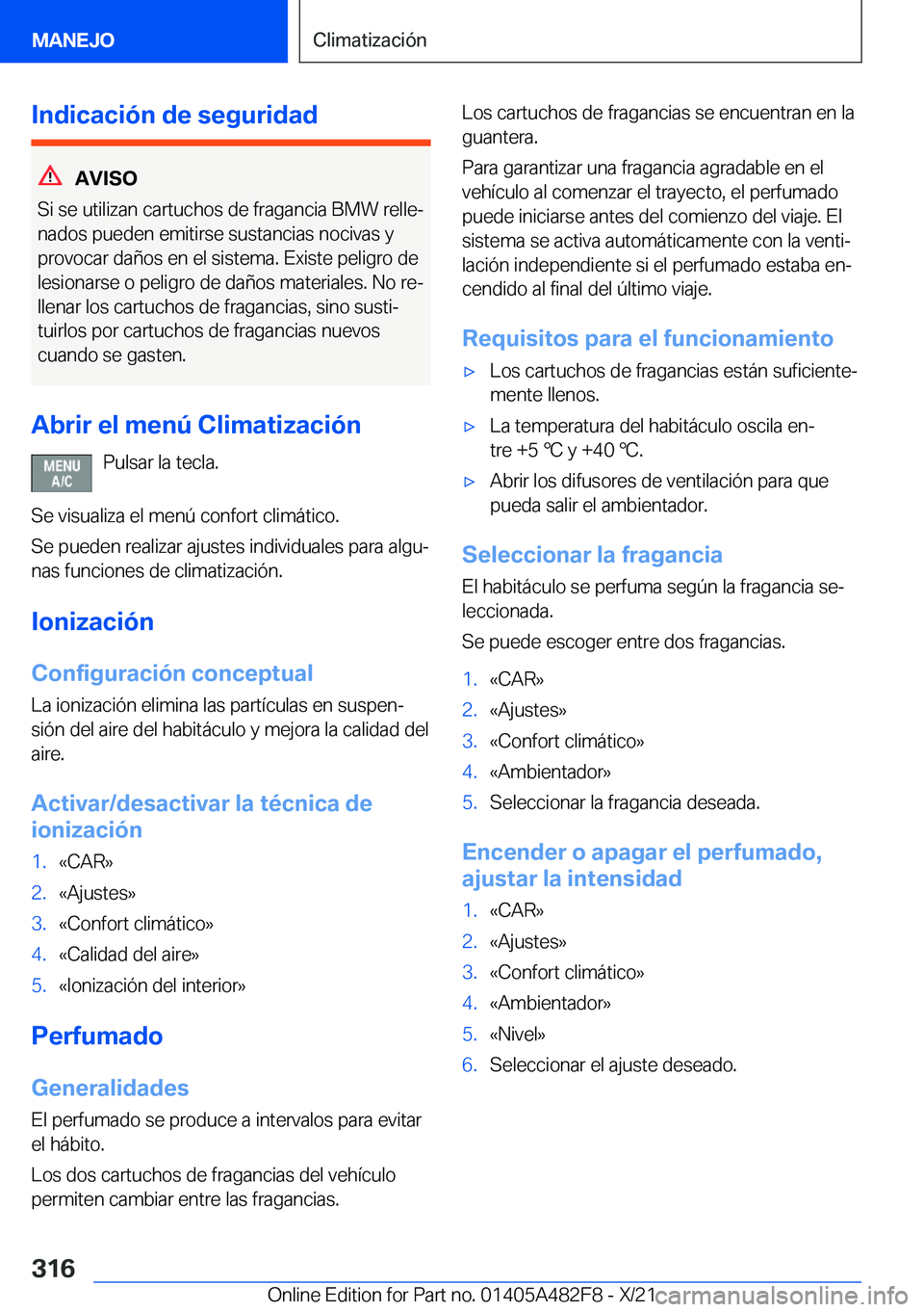 BMW X3 2022  Manuales de Empleo (in Spanish) �I�n�d�i�c�a�c�i�