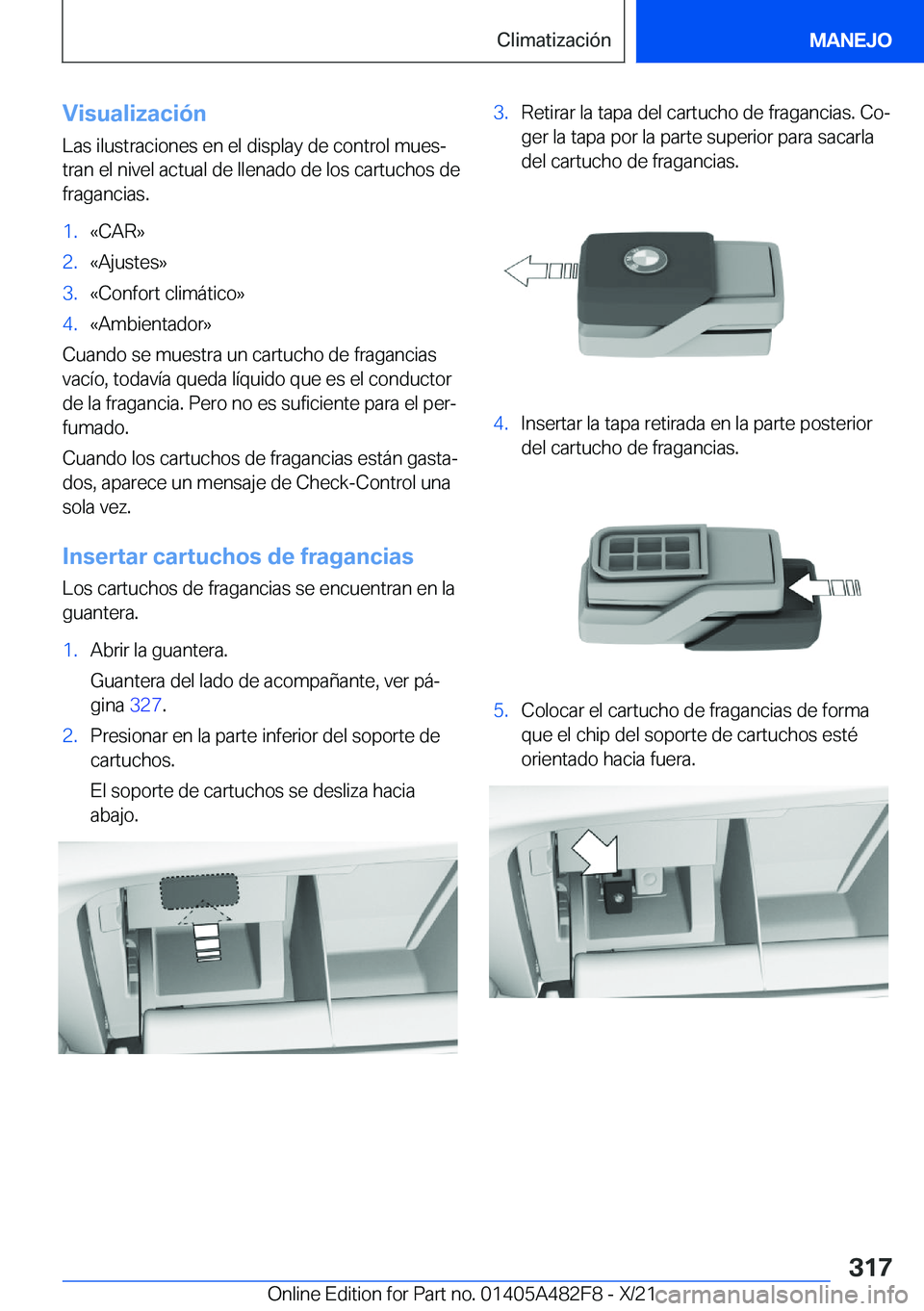 BMW X3 2022  Manuales de Empleo (in Spanish) �V�i�s�u�a�l�i�z�a�c�i�