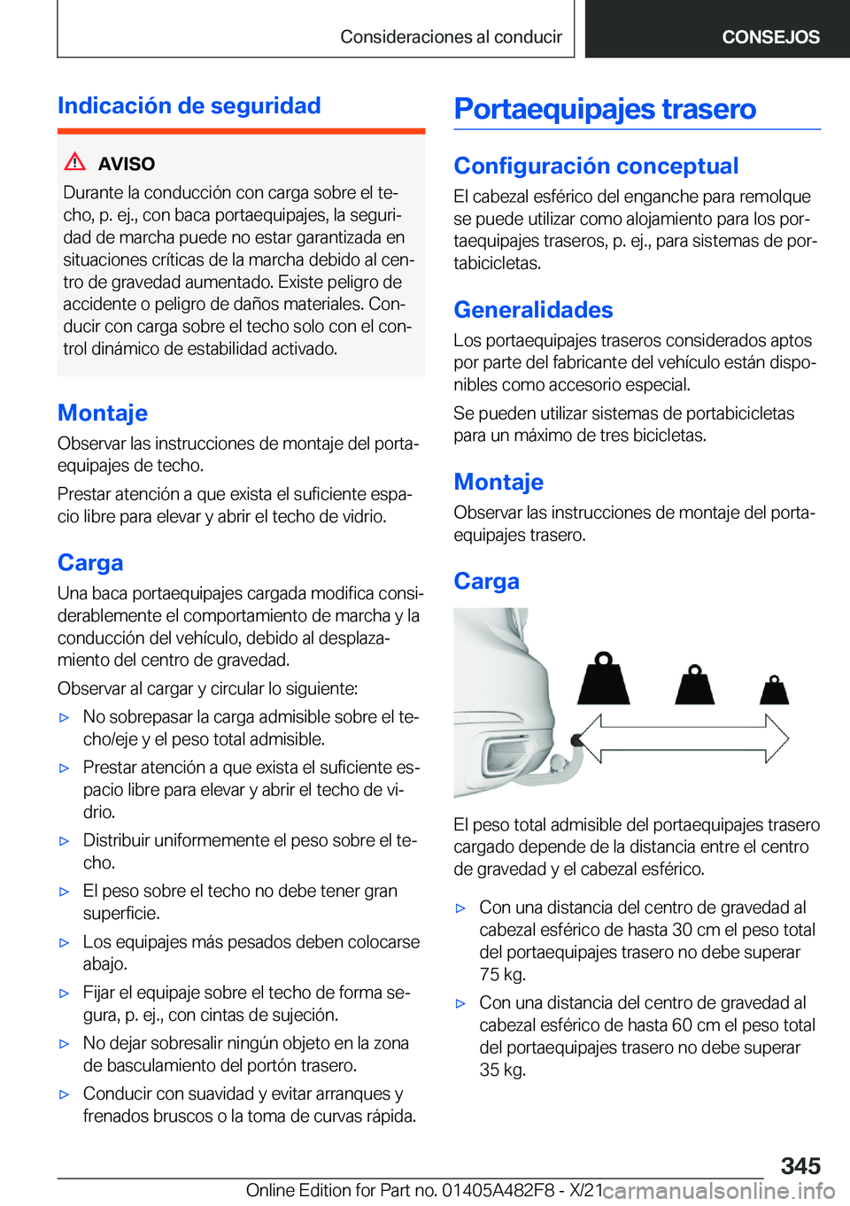 BMW X3 2022  Manuales de Empleo (in Spanish) �I�n�d�i�c�a�c�i�