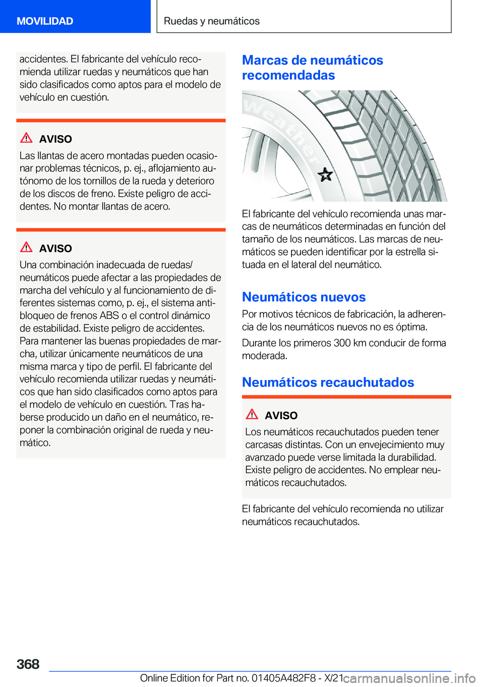 BMW X3 2022  Manuales de Empleo (in Spanish) �a�c�c�i�d�e�n�t�e�s�.��E�l��f�a�b�r�i�c�a�n�t�e��d�e�l��v�e�h�