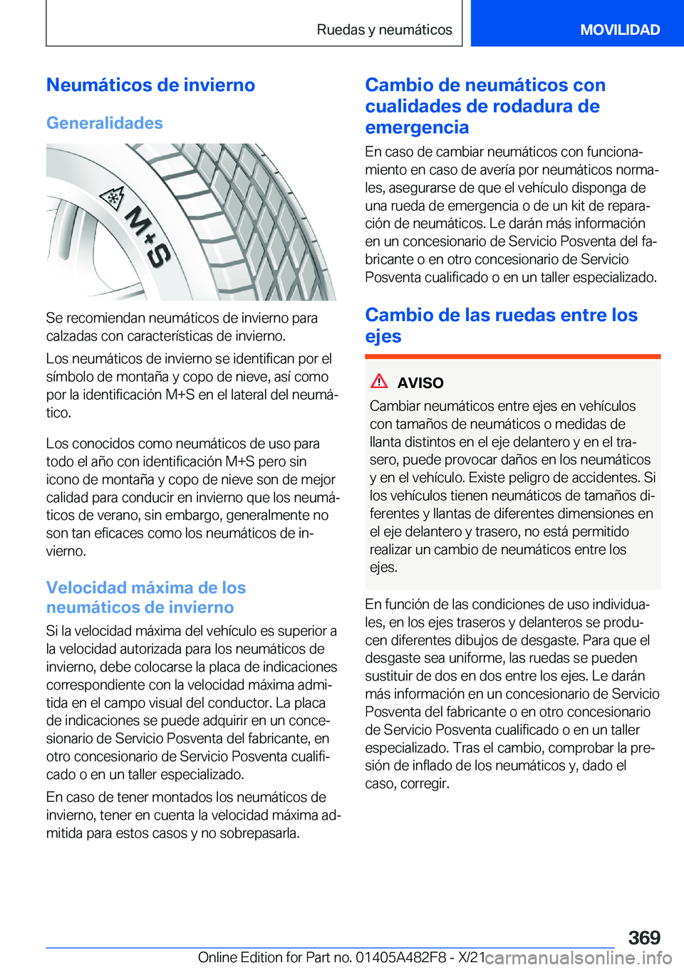 BMW X3 2022  Manuales de Empleo (in Spanish) �N�e�u�m�