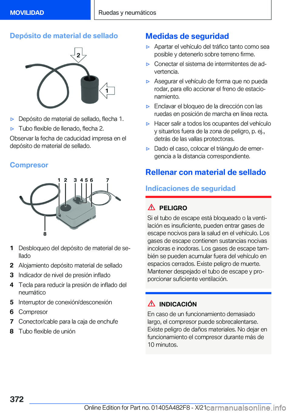 BMW X3 2022  Manuales de Empleo (in Spanish) �D�e�p�