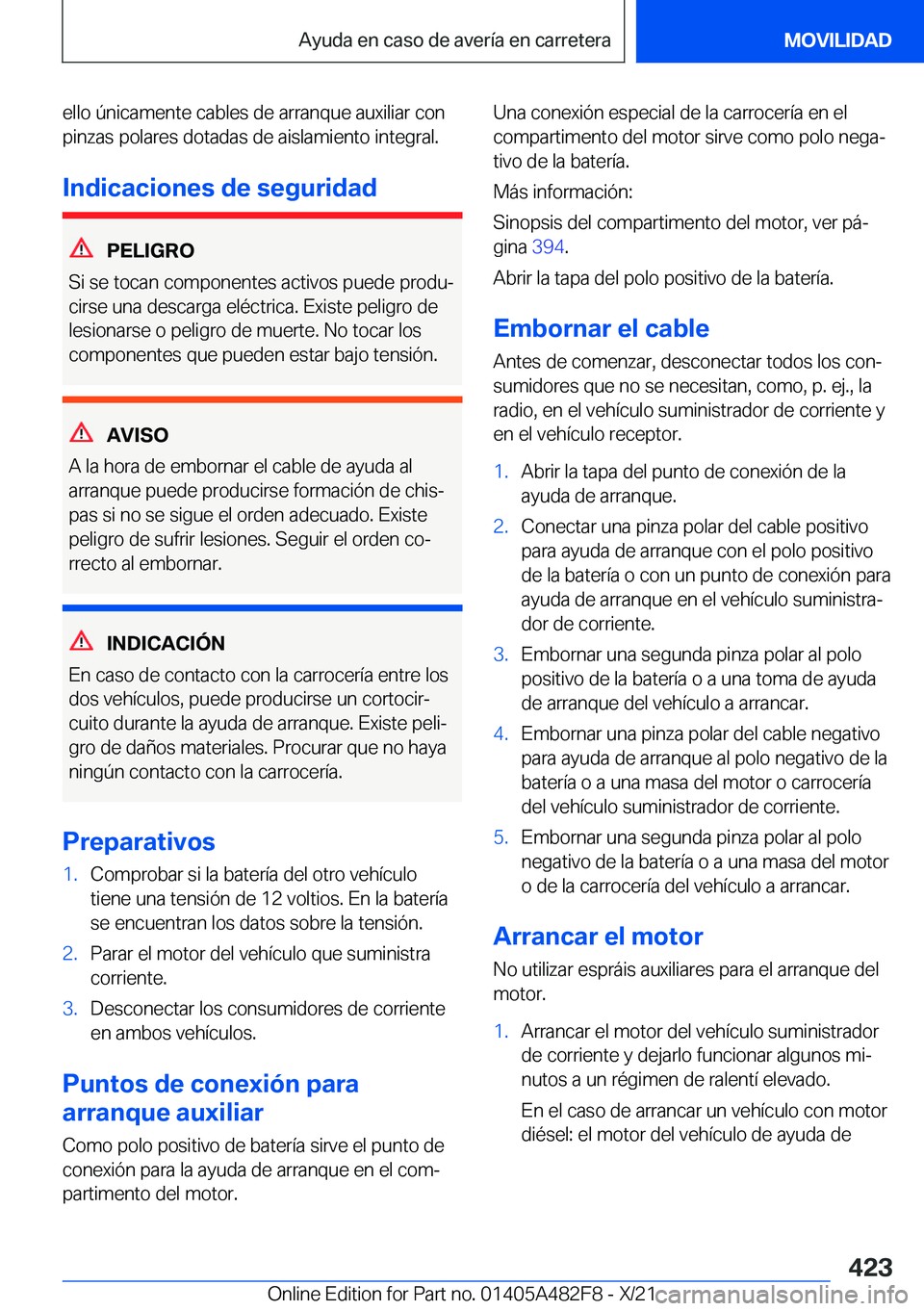 BMW X3 2022  Manuales de Empleo (in Spanish) �e�l�l�o��