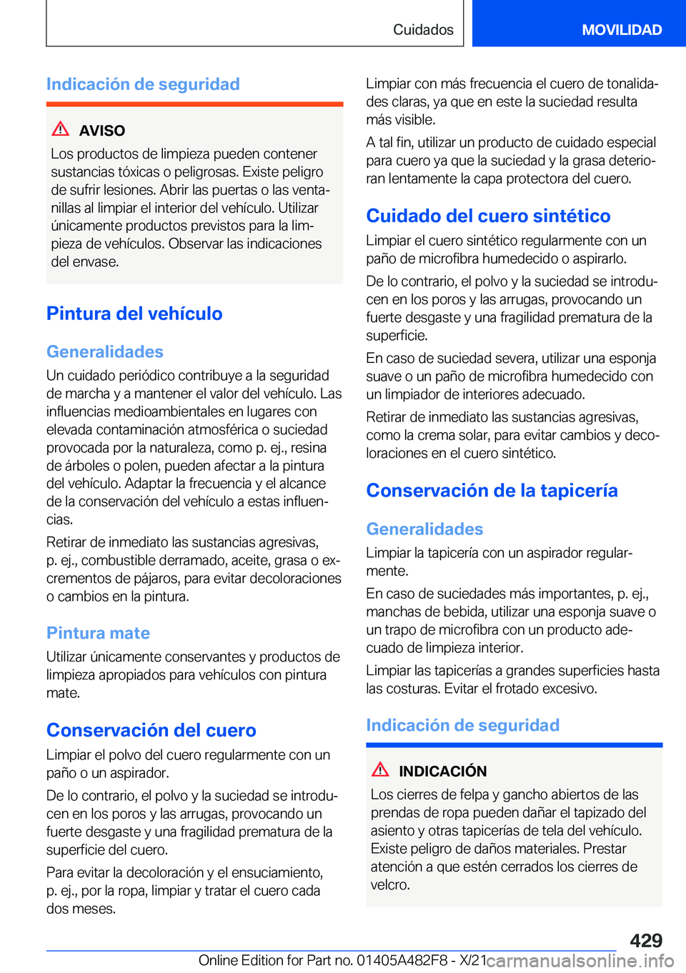 BMW X3 2022  Manuales de Empleo (in Spanish) �I�n�d�i�c�a�c�i�