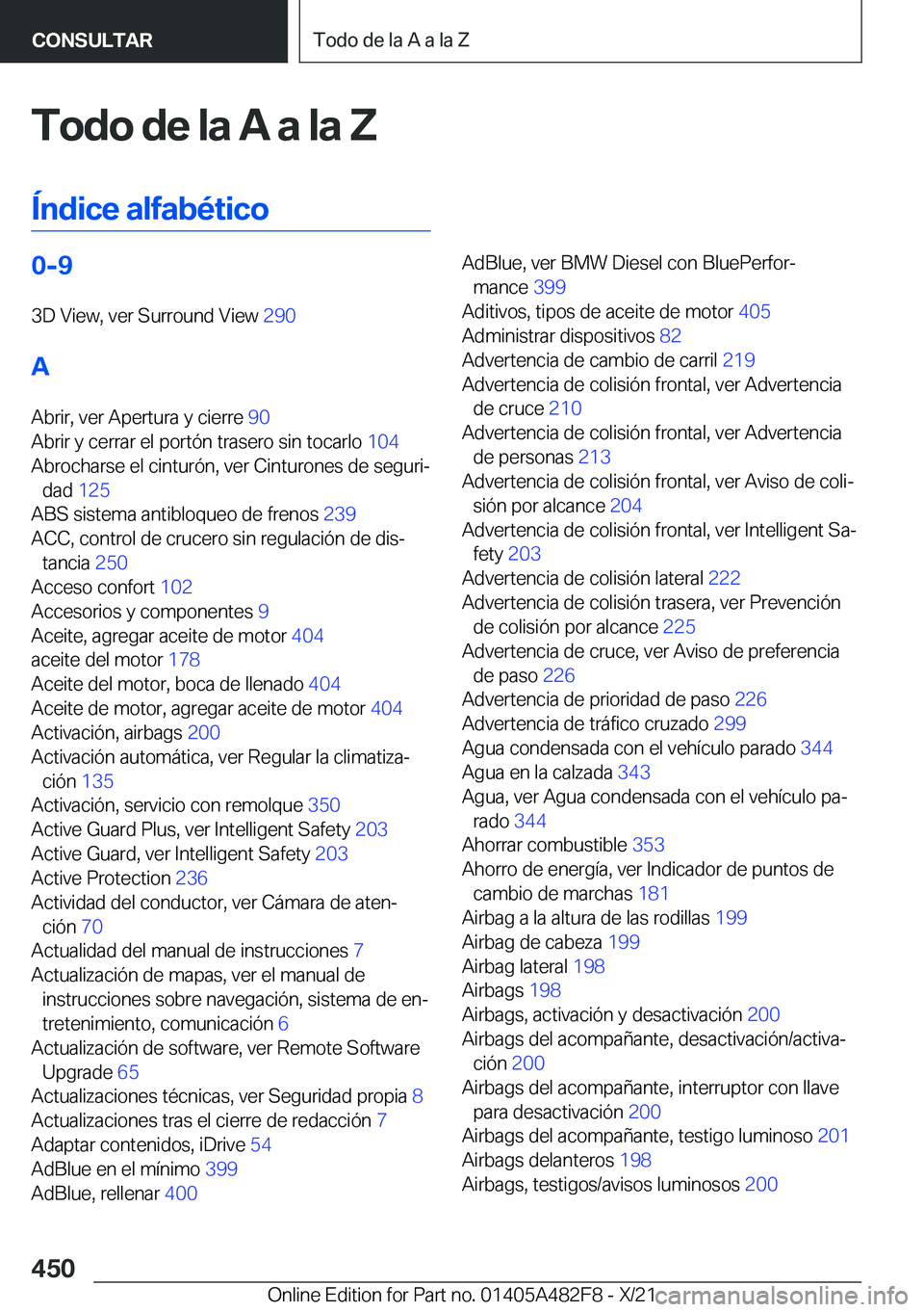 BMW X3 2022  Manuales de Empleo (in Spanish) �T�o�d�o��d�e��l�a��A��a��l�a��Z
�