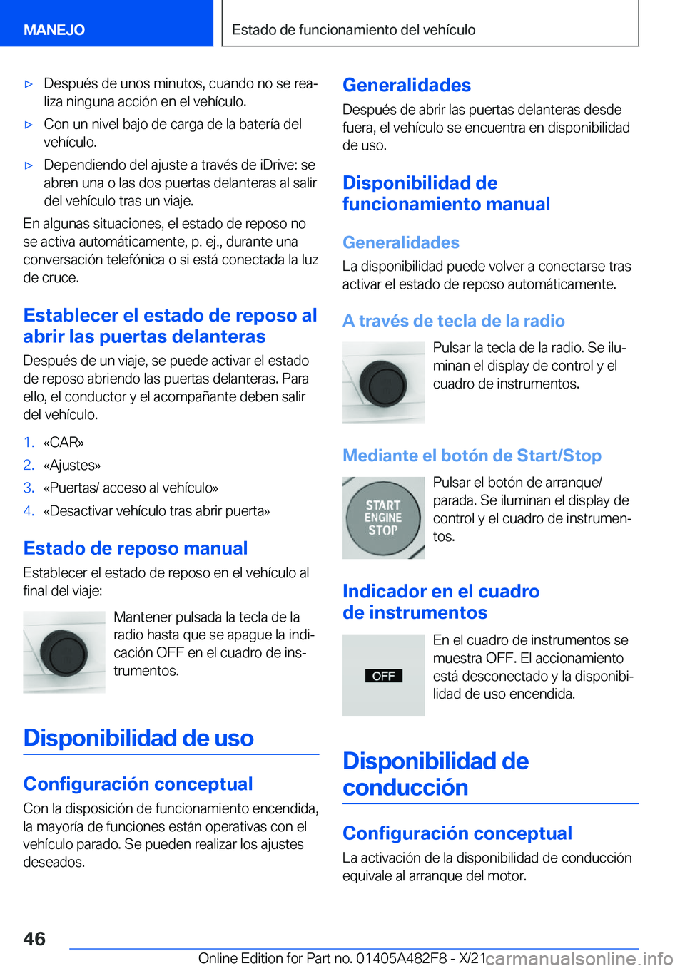 BMW X3 2022  Manuales de Empleo (in Spanish) x�D�e�s�p�u�