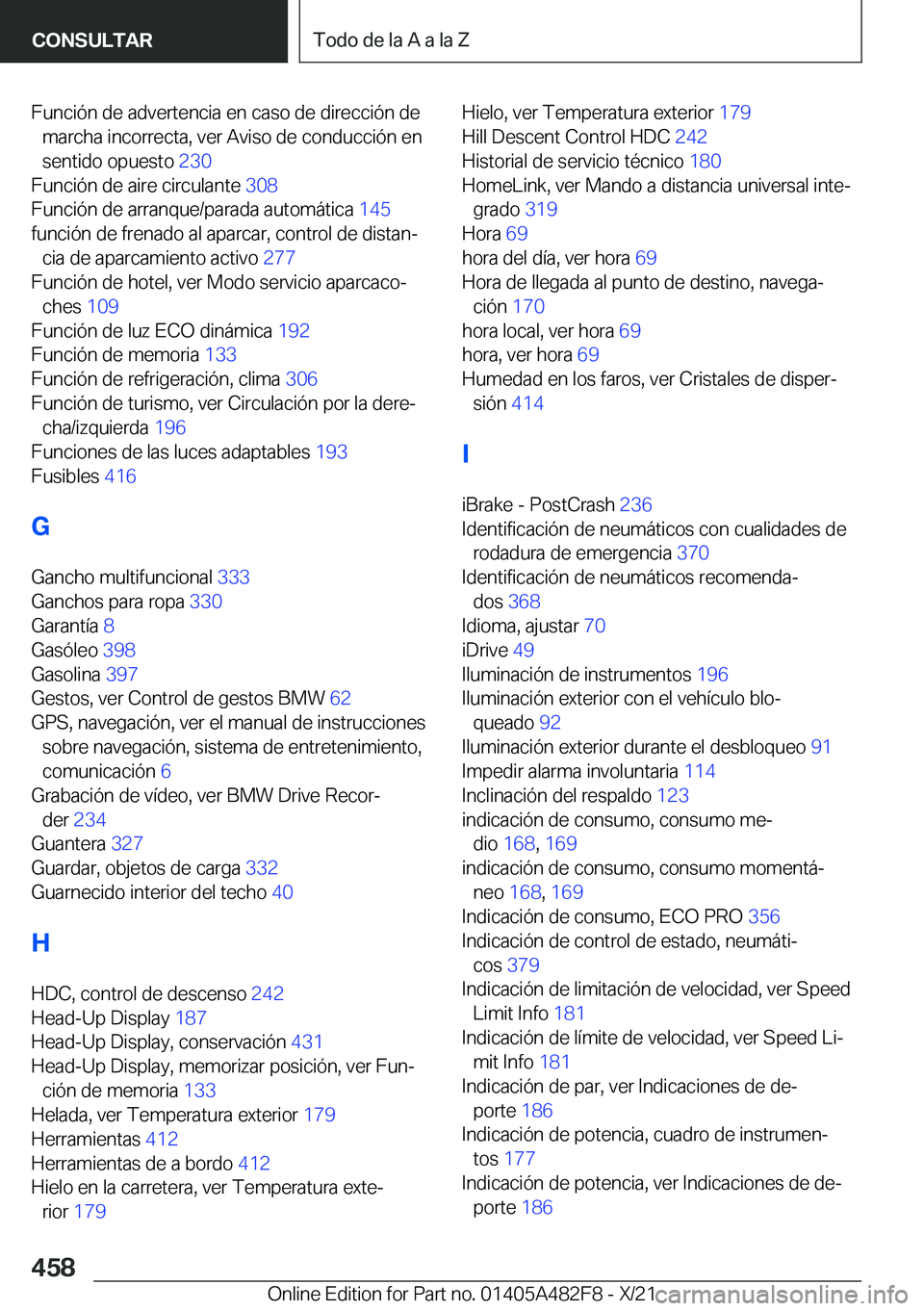 BMW X3 2022  Manuales de Empleo (in Spanish) �F�u�n�c�i�