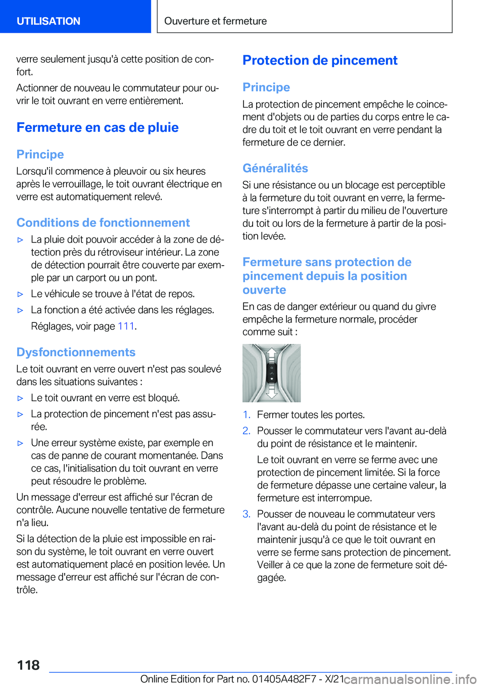 BMW X3 2022  Notices Demploi (in French) �v�e�r�r�e��s�e�u�l�e�m�e�n�t��j�u�s�q�u�'�