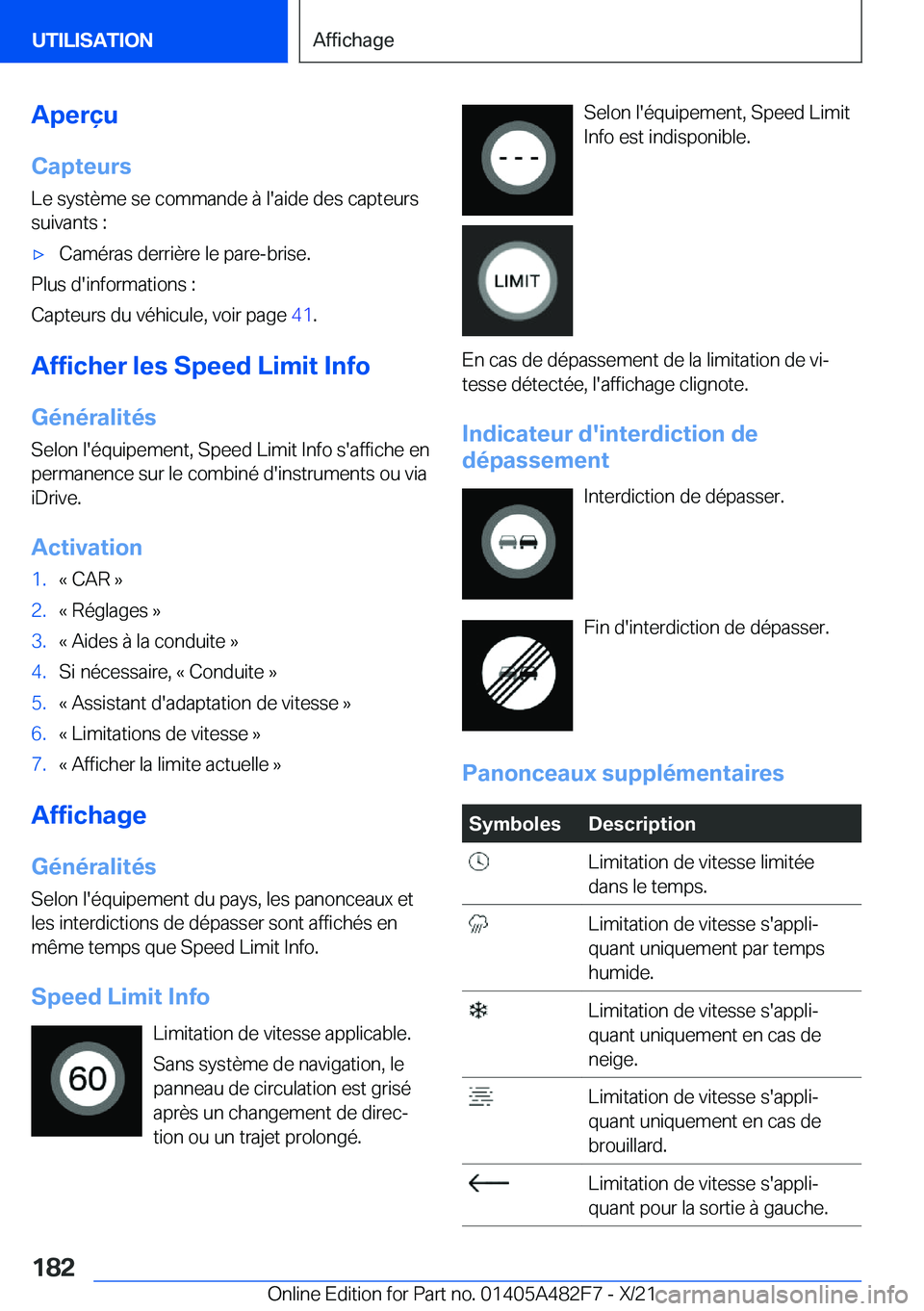 BMW X3 2022  Notices Demploi (in French) �A�p�e�r�ç�u
�C�a�p�t�e�u�r�s
�L�e��s�y�s�t�è�m�e��s�e��c�o�m�m�a�n�d�e��