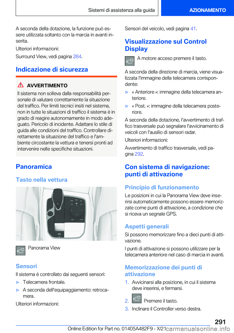 BMW X3 2022  Libretti Di Uso E manutenzione (in Italian) �A��s�e�c�o�n�d�a��d�e�l�l�a��d�o�t�a�z�i�o�n�e�,��l�a��f�u�n�z�i�o�n�e��p�u�