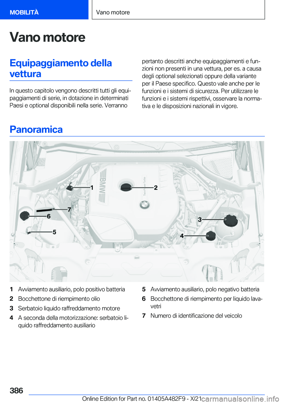 BMW X3 2022  Libretti Di Uso E manutenzione (in Italian) �V�a�n�o��m�o�t�o�r�e�E�q�u�i�p�a�g�g�i�a�m�e�n�t�o��d�e�l�l�a�v�e�t�t�u�r�a
�I�n��q�u�e�s�t�o��c�a�p�i�t�o�l�o��v�e�n�g�o�n�o��d�e�s�c�r�i�t�t�i��t�u�t�t�i��g�l�i��e�q�u�iª
�p�a�g�g�i�a�m�