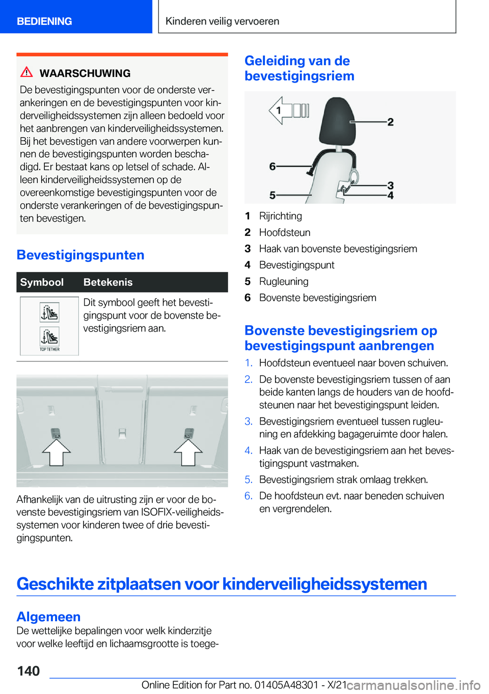 BMW X3 2022  Instructieboekjes (in Dutch) �W�A�A�R�S�C�H�U�W�I�N�G
�D�e��b�e�v�e�s�t�i�g�i�n�g�s�p�u�n�t�e�n��v�o�o�r��d�e��o�n�d�e�r�s�t�e��v�e�rj �a�n�k�e�r�i�n�g�e�n��e�n��d�e��b�e�v�e�s�t�i�g�i�n�g�s�p�u�n�t�e�n��v�o�o�r��k�i�n