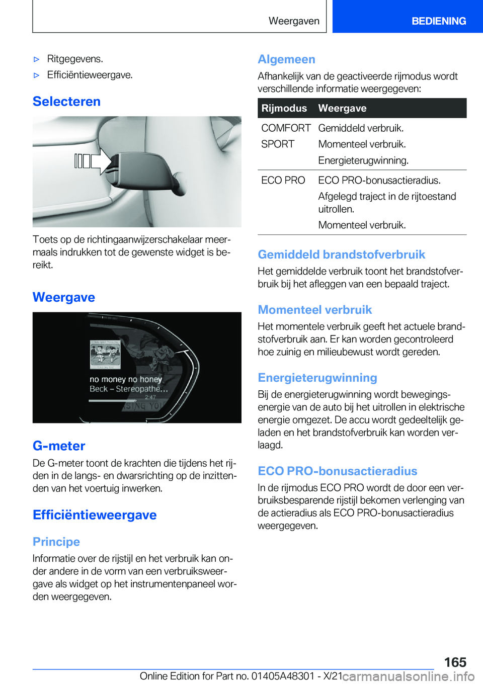 BMW X3 2022  Instructieboekjes (in Dutch) 'x�R�i�t�g�e�g�e�v�e�n�s�.'x�E�f�f�i�c�i�ë�n�t�i�e�w�e�e�r�g�a�v�e�.
�S�e�l�e�c�t�e�r�e�n
�T�o�e�t�s��o�p��d�e��r�i�c�h�t�i�n�g�a�a�n�w�i�j�z�e�r�s�c�h�a�k�e�l�a�a�r��m�e�e�rj
�m�a�a�l�s