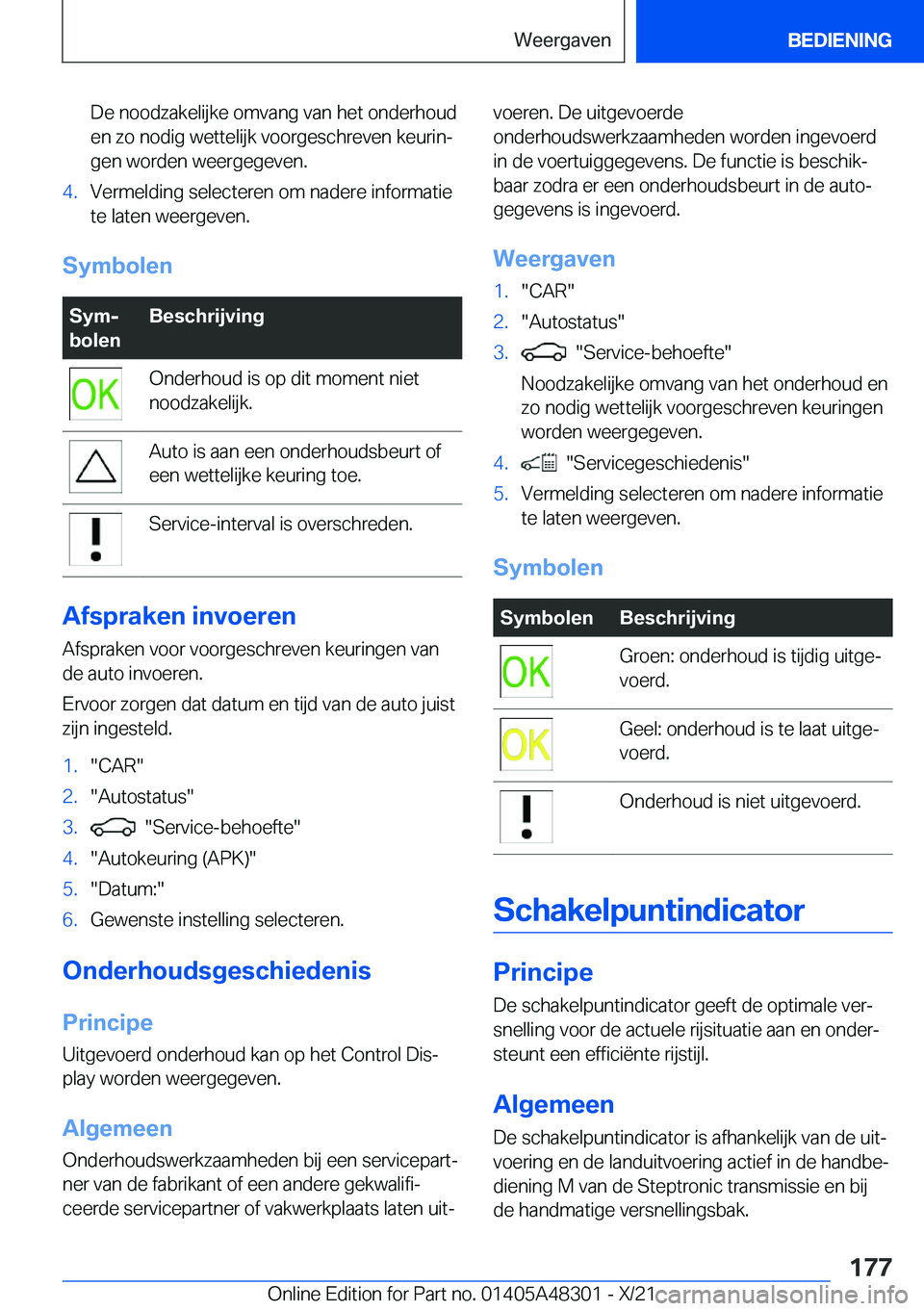 BMW X3 2022  Instructieboekjes (in Dutch) �D�e��n�o�o�d�z�a�k�e�l�i�j�k�e��o�m�v�a�n�g��v�a�n��h�e�t��o�n�d�e�r�h�o�u�d�e�n��z�o��n�o�d�i�g��w�e�t�t�e�l�i�j�k��v�o�o�r�g�e�s�c�h�r�e�v�e�n��k�e�u�r�i�nj�g�e�n��w�o�r�d�e�n��w�e�e�r