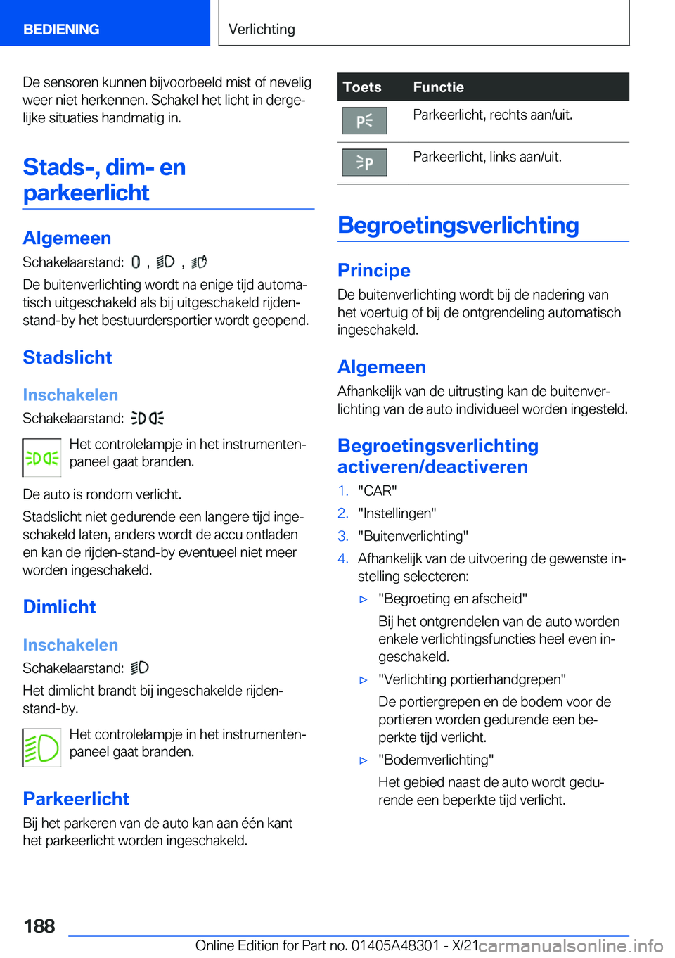 BMW X3 2022  Instructieboekjes (in Dutch) �D�e��s�e�n�s�o�r�e�n��k�u�n�n�e�n��b�i�j�v�o�o�r�b�e�e�l�d��m�i�s�t��o�f��n�e�v�e�l�i�g�w�e�e�r��n�i�e�t��h�e�r�k�e�n�n�e�n�.��S�c�h�a�k�e�l��h�e�t��l�i�c�h�t��i�n��d�e�r�g�ej
�l�i�j�k�