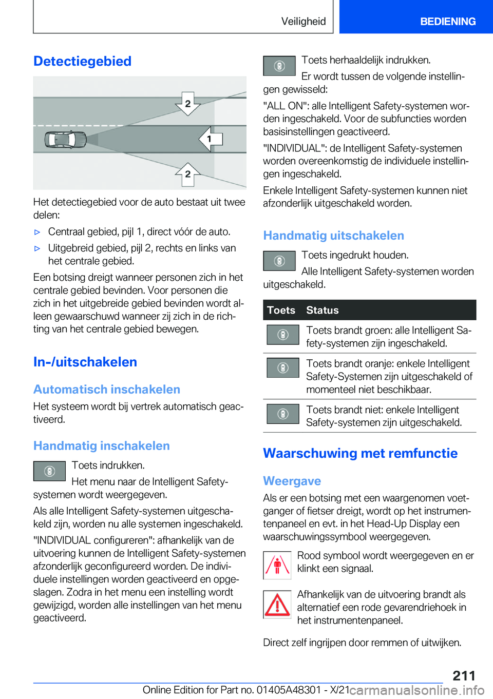 BMW X3 2022  Instructieboekjes (in Dutch) �D�e�t�e�c�t�i�e�g�e�b�i�e�d
�H�e�t��d�e�t�e�c�t�i�e�g�e�b�i�e�d��v�o�o�r��d�e��a�u�t�o��b�e�s�t�a�a�t��u�i�t��t�w�e�e�d�e�l�e�n�:
'x�C�e�n�t�r�a�a�l��g�e�b�i�e�d�,��p�i�j�l��1�,��d�i�r